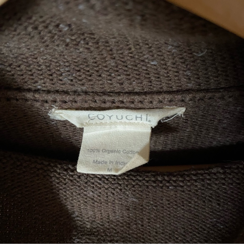 Coyuchi 100% Organic Cotton Arroyo Funnelneck Sweater | Relaxed | Minimalist - Picture 4 of 8